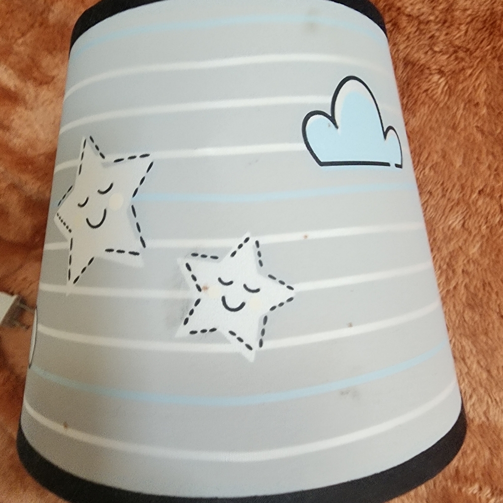 Disney Baby Moonlight Mickey Mouse Lamp with Shade & Bulb - Gray - Picture 6 of 11